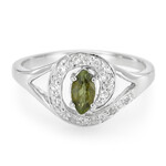 Kupfer-Turmalin-Silberring