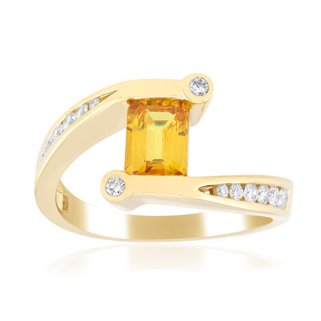 Bague en or et Saphir jaune de Ban Ka Cha (de Melo Gold)