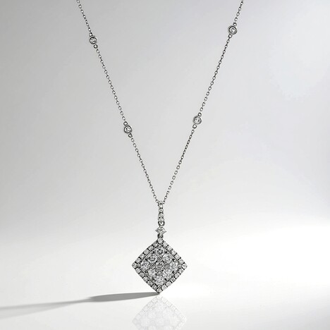 Collana in oro con Diamante I1 (H) (CIRARI)