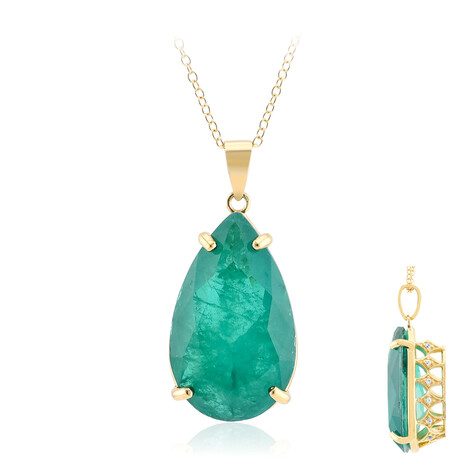 Collana in argento con Quarzo Verde