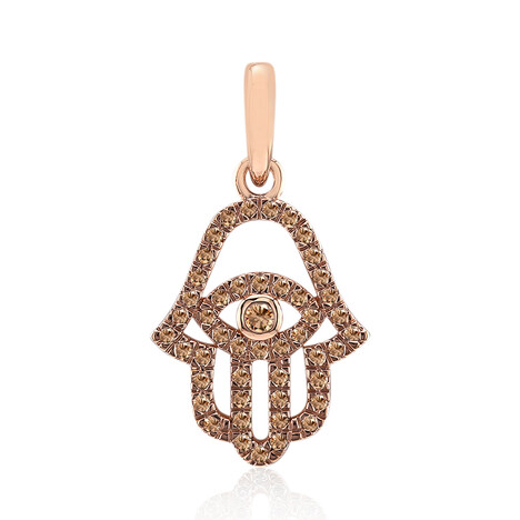 Pendentif en or et Diamant rose de France SI1 d'Argyle  (Annette)