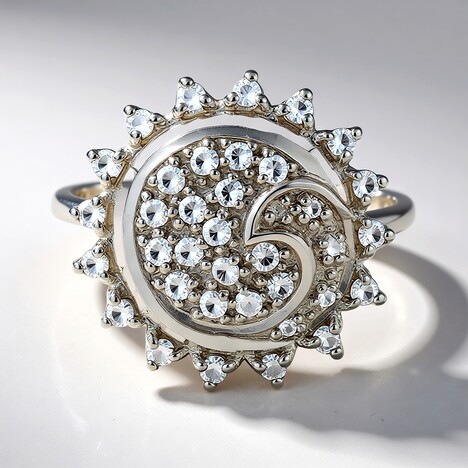 Anello in argento con Zircone