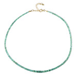 Zambian Emerald Silver Necklace