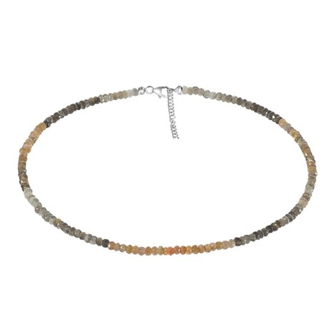 Kangeyam-Mondstein-Silberhalskette