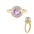 Anello in argento con Kunzite