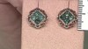 Pendientes en plata con Zafiro Teal (Gems en Vogue)