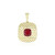 Pendentif en or et Rubis de Madagascar (Ornaments by de Melo)