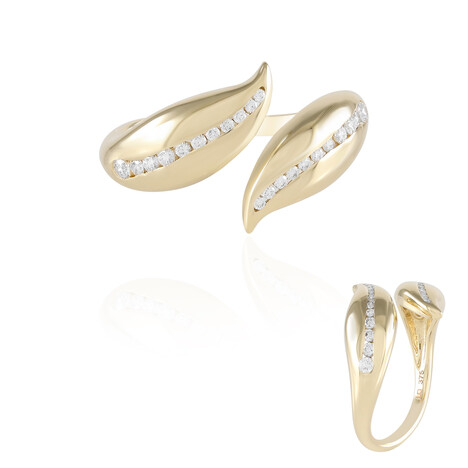 Anillo en oro con Diamante IF (G)  (de Melo Gold)