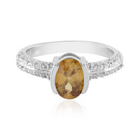 Anello in argento con Zircone Mandarino