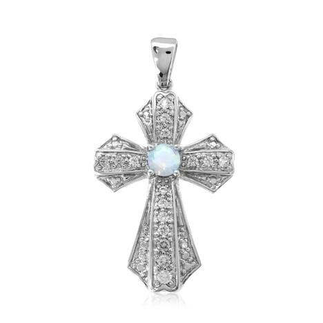 Welo-Opal-Silberanhänger