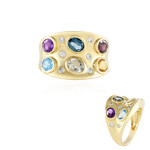 Anello in argento con Ametista Verde (de Melo Essence)