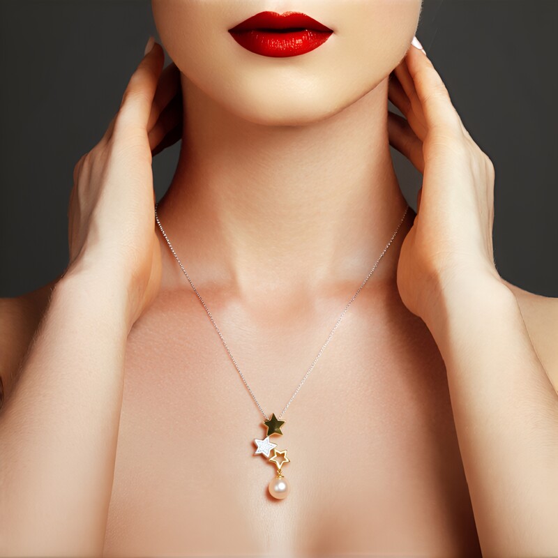 Peach Ming Pearl Silver Pendant (TPC)