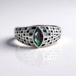 Anello in argento con Opale Mezezo (SAELOCANA)