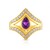 Anello in argento con Ametista Siberiana (de Melo Essence)