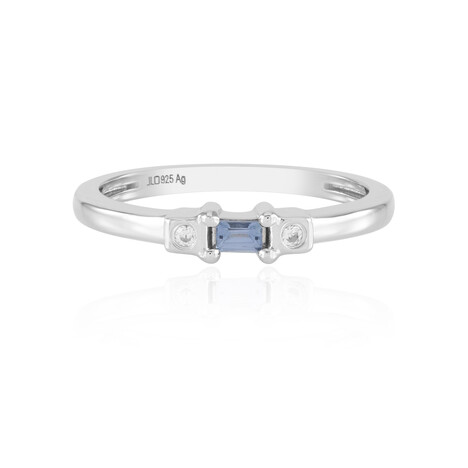 Ceylon Blue Sapphire Silver Ring