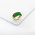 9K Zambian Emerald Gold Ring (Adela Gold)