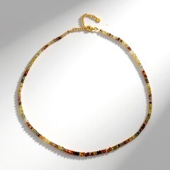 Collana in argento con Zircone Canarino