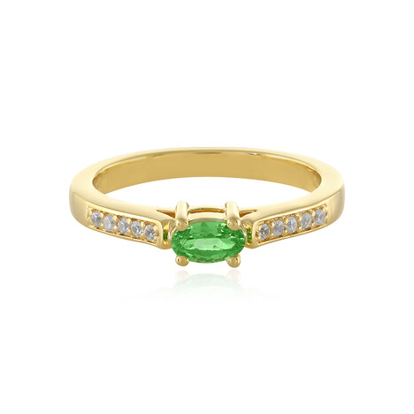 Anello in argento con Tsavorite