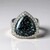 Anello in argento con Opale Leopardo