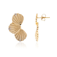 Orecchini in argento con Diamante PK (I)
