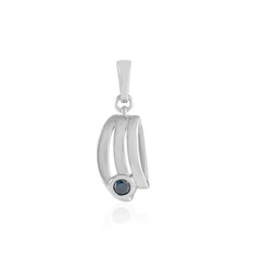 I2 Blue Diamond Silver Pendant