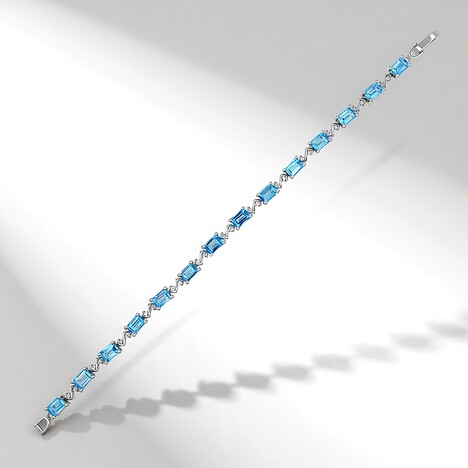 Bracciale in argento con Topazio Marambaia