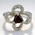 Bague en argent et Œil-de-tigre rouge
