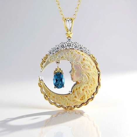 Collana in argento con Madreperla (Gems en Vogue)
