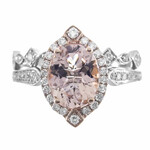 Anello in oro con Morganite AAA (CIRARI)