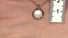 Collar en plata con Piedra de Luna blanca (KM by Juwelo)