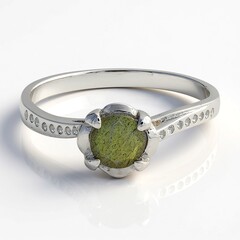 Anello in argento con Spectrolite