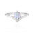 Anello in argento con Opale Australiano