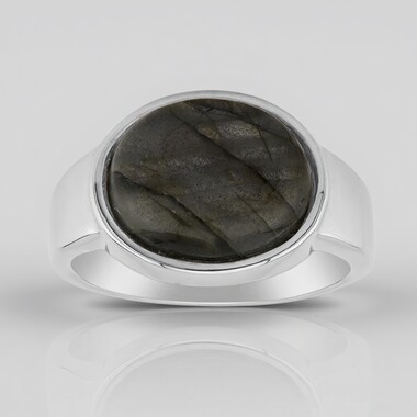 Labradorite Silver Ring