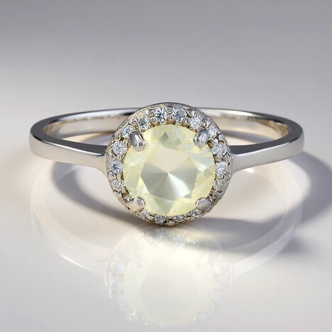 Anello in argento con Ortoclasio