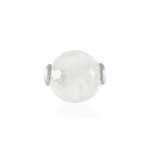 Weißer Quarz-Silberanhänger (MONOSONO COLLECTION)