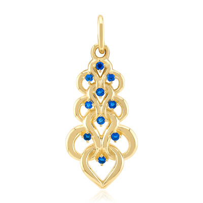 9K Hauynite Gold Pendant