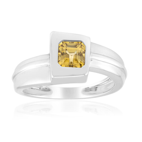 Yellow Zircon Silver Ring (SAELOCANA)