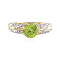 Anello in oro con Sfene (de Melo)