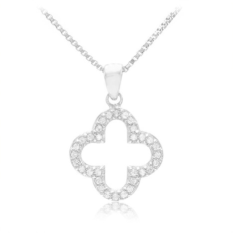 Collier en argent et Zircon