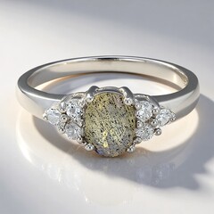Bague en argent et Labradorite