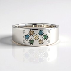 Anello in argento con Diamante Cioccolato I2