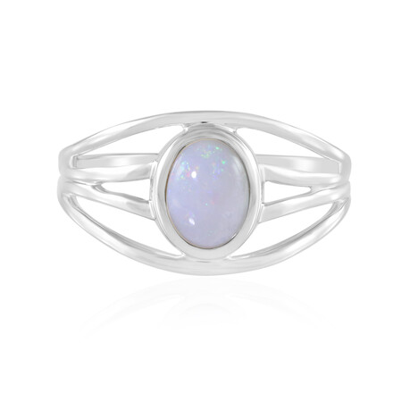 Anello in argento con Opale Australiano