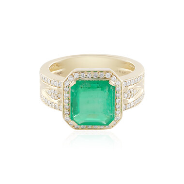 Russischer Smaragd-Goldring (AMAYANI)