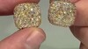 Gouden oorbellen met SI2 Fancy Diamanten (CIRARI)