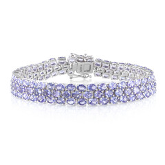 Bracciale in argento con Tanzanite