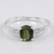 Anello placcato in platino con Tormalina Cuprian