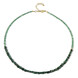 Sambia-Smaragd-Silberhalskette