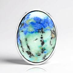 Ciondolo in argento con Azzurrite (MONOSONO COLLECTION)