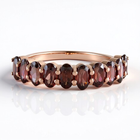 Bague en argent et Zircon rose