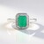 Anello in argento con Smeraldo Socoto